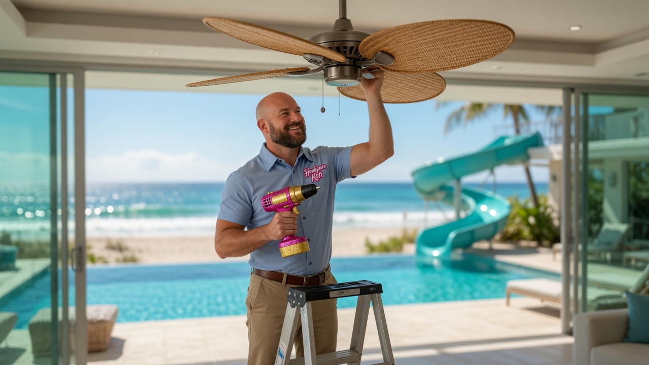 Handyman Ken — Ceiling Fan Install
